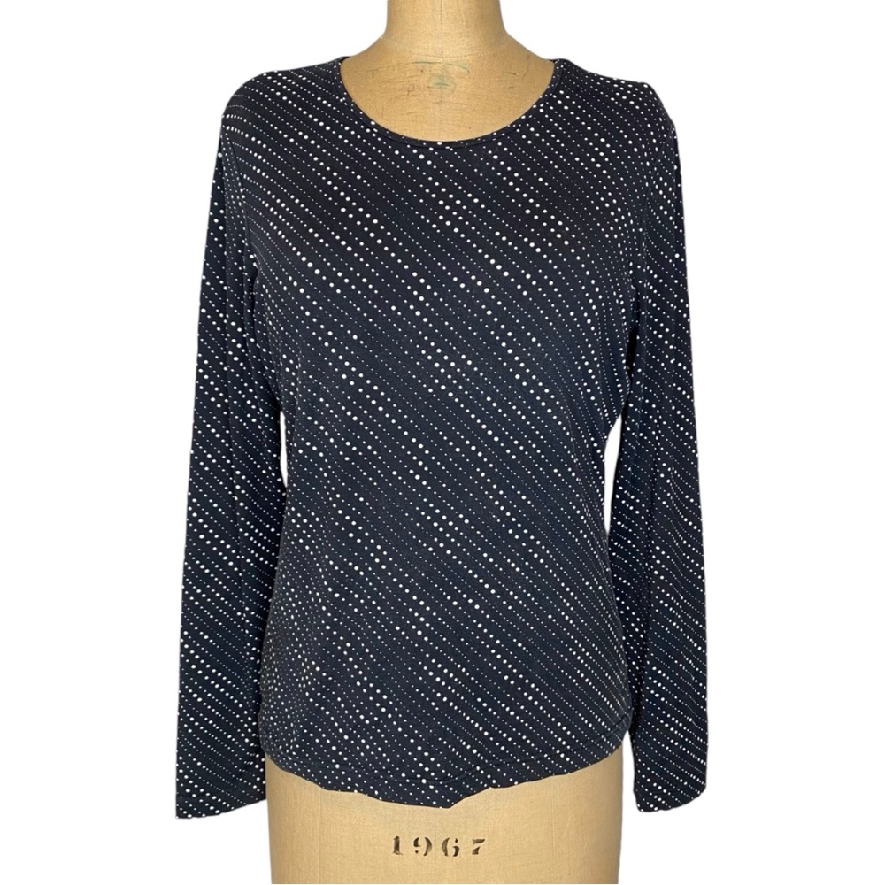 5/$25 The Limited Dotted Long Sleeve Top Size L